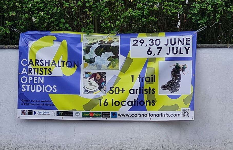 Carshalton Artists open studios banner