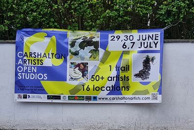 Carshalton Artists open studios banner